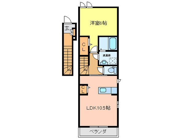 ゼファーの物件間取画像